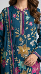 Embroidered Lawn 3-Piece unstitched