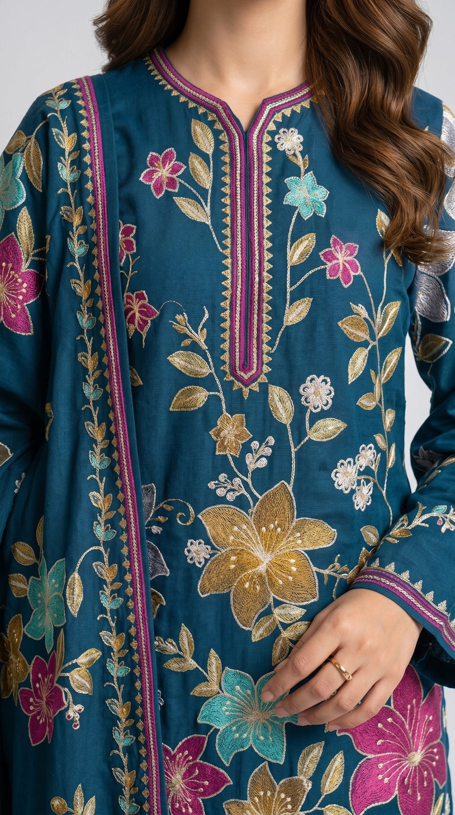 Embroidered Lawn 3-Piece unstitched