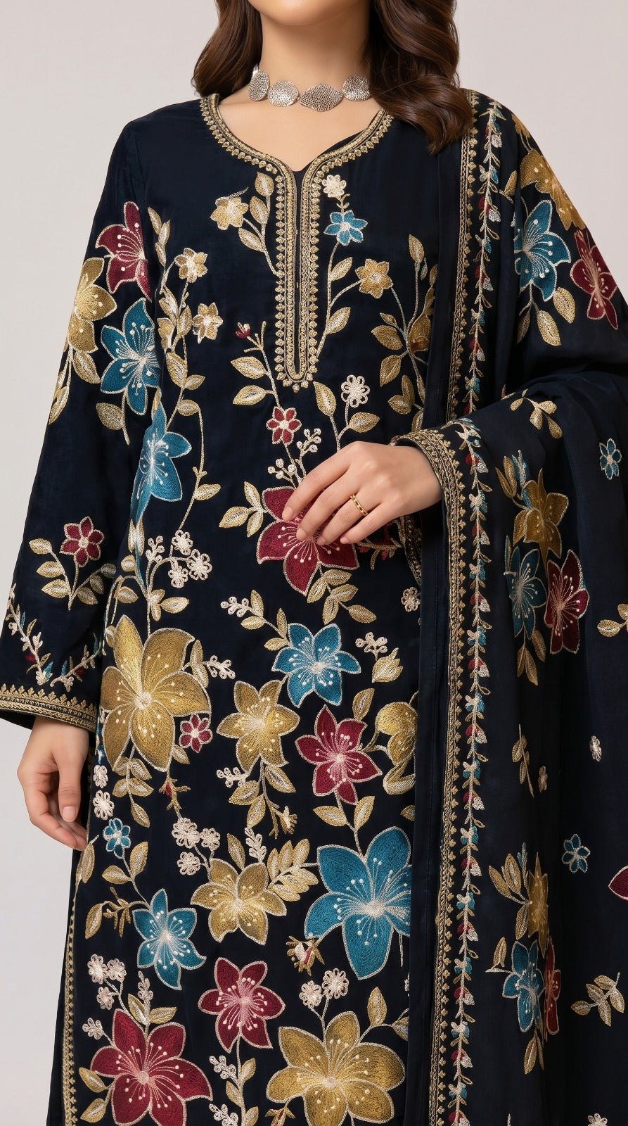 Embroidered Lawn 3-Piece unstitched