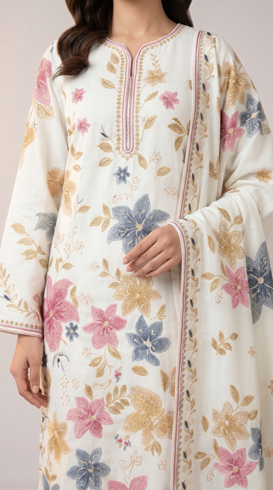 Embroidered Lawn 3-Piece unstitched
