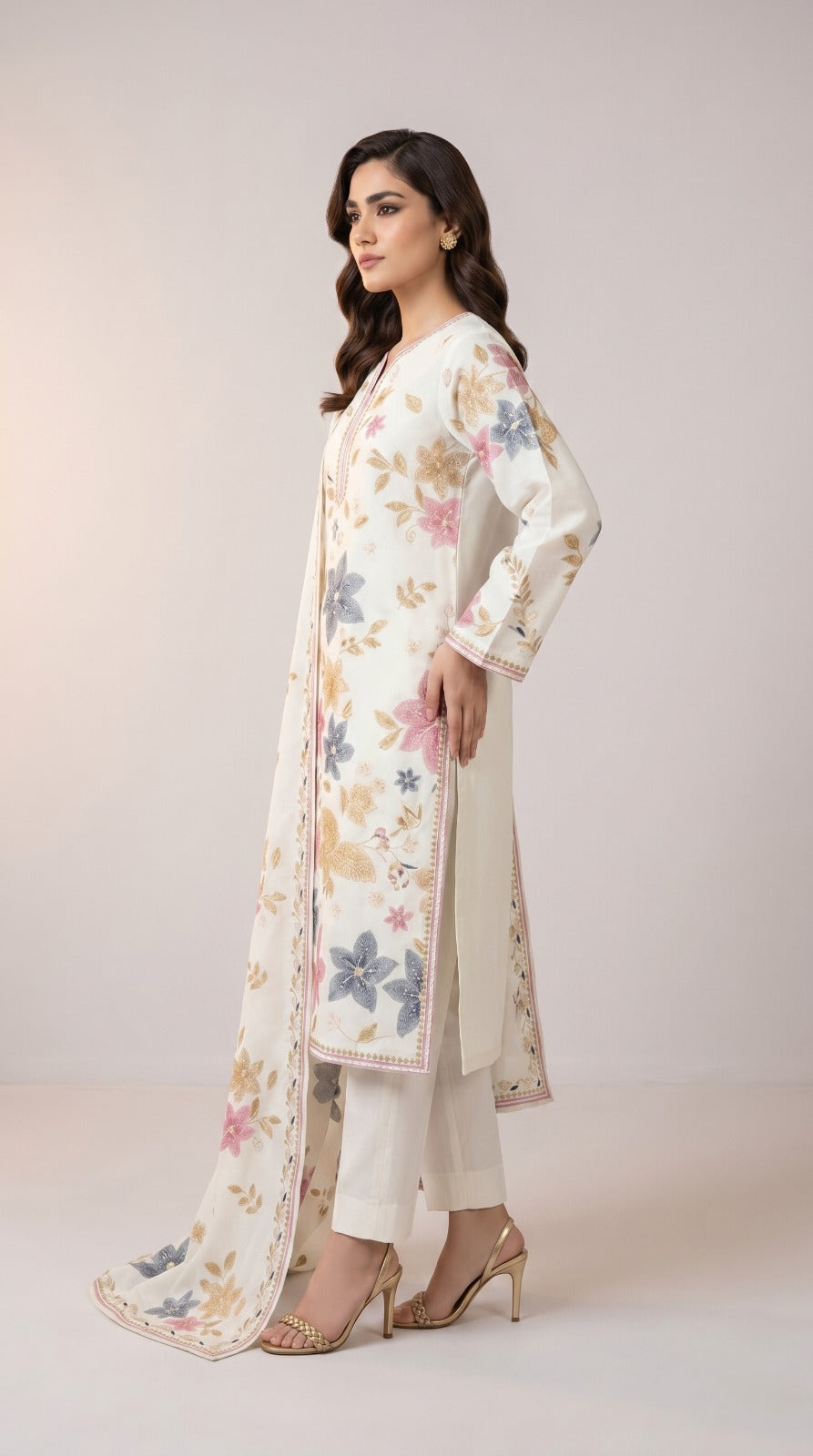 Embroidered Lawn 3-Piece unstitched
