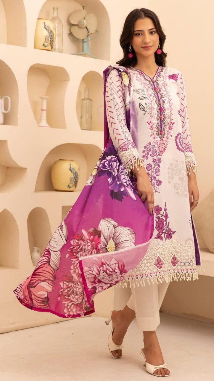 Embroidered Lawn 3-Piece unstitched