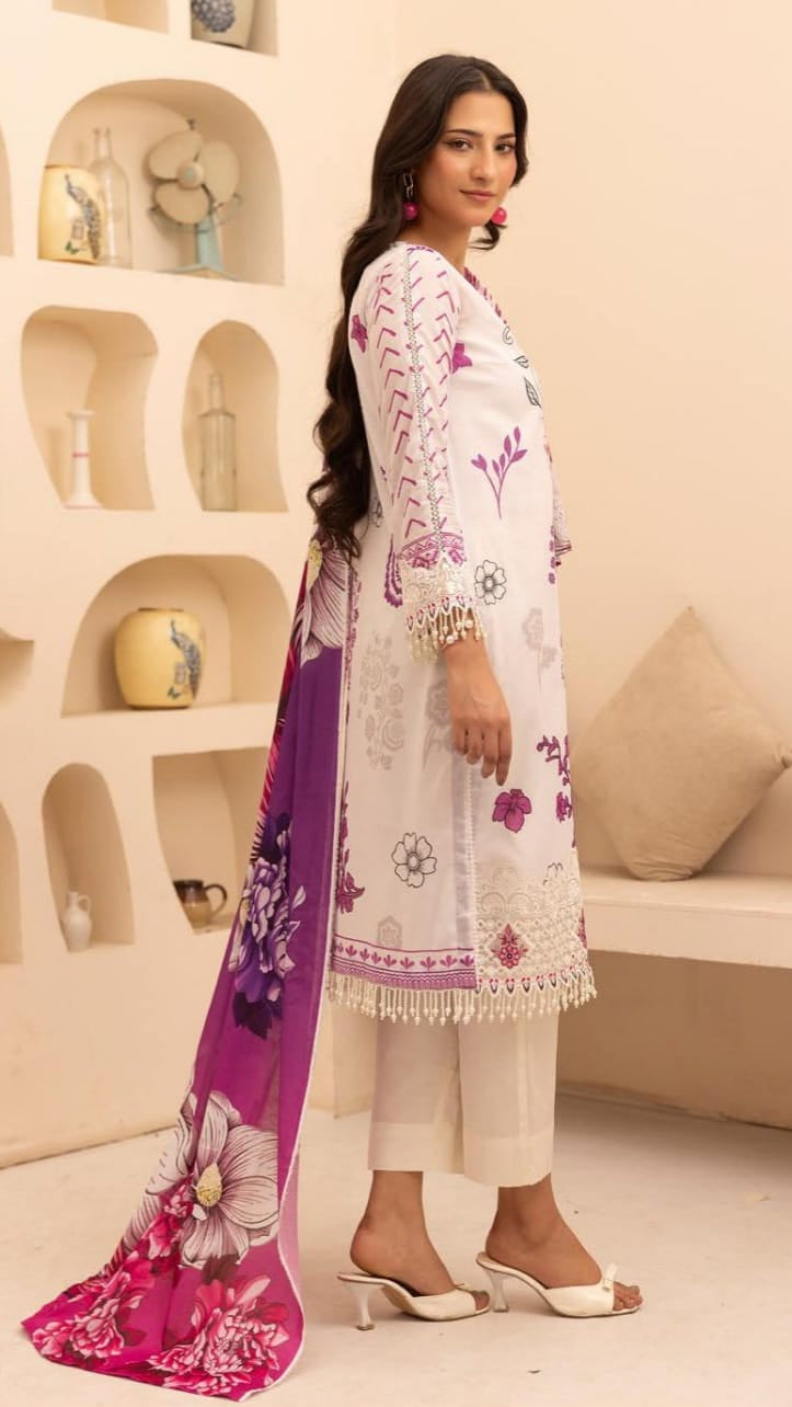 Embroidered Lawn 3-Piece unstitched