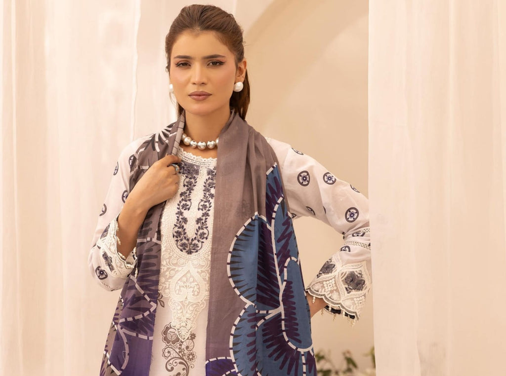 Embroidered Lawn 3-Piece unstitched