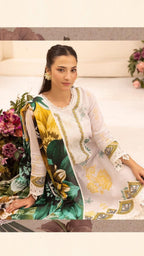 Embroidered Lawn 3-piece unstitched