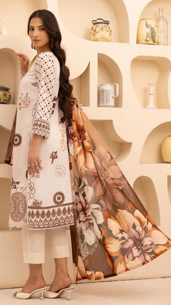 Embroidered Lawn 3-Piece unstitched