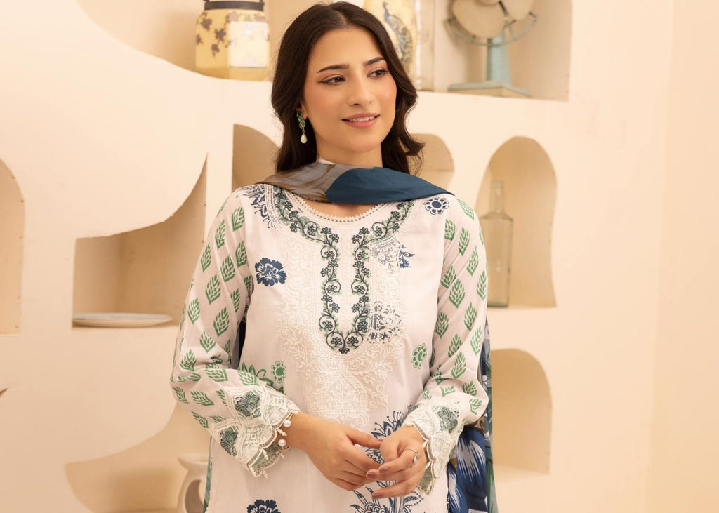 Embroidered Lawn 3-Piece unstitched