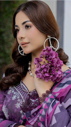 Print Embroidery Lawn 3-Piece unstitched