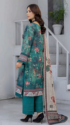 Print Embroidery Lawn 3-Piece unstitched