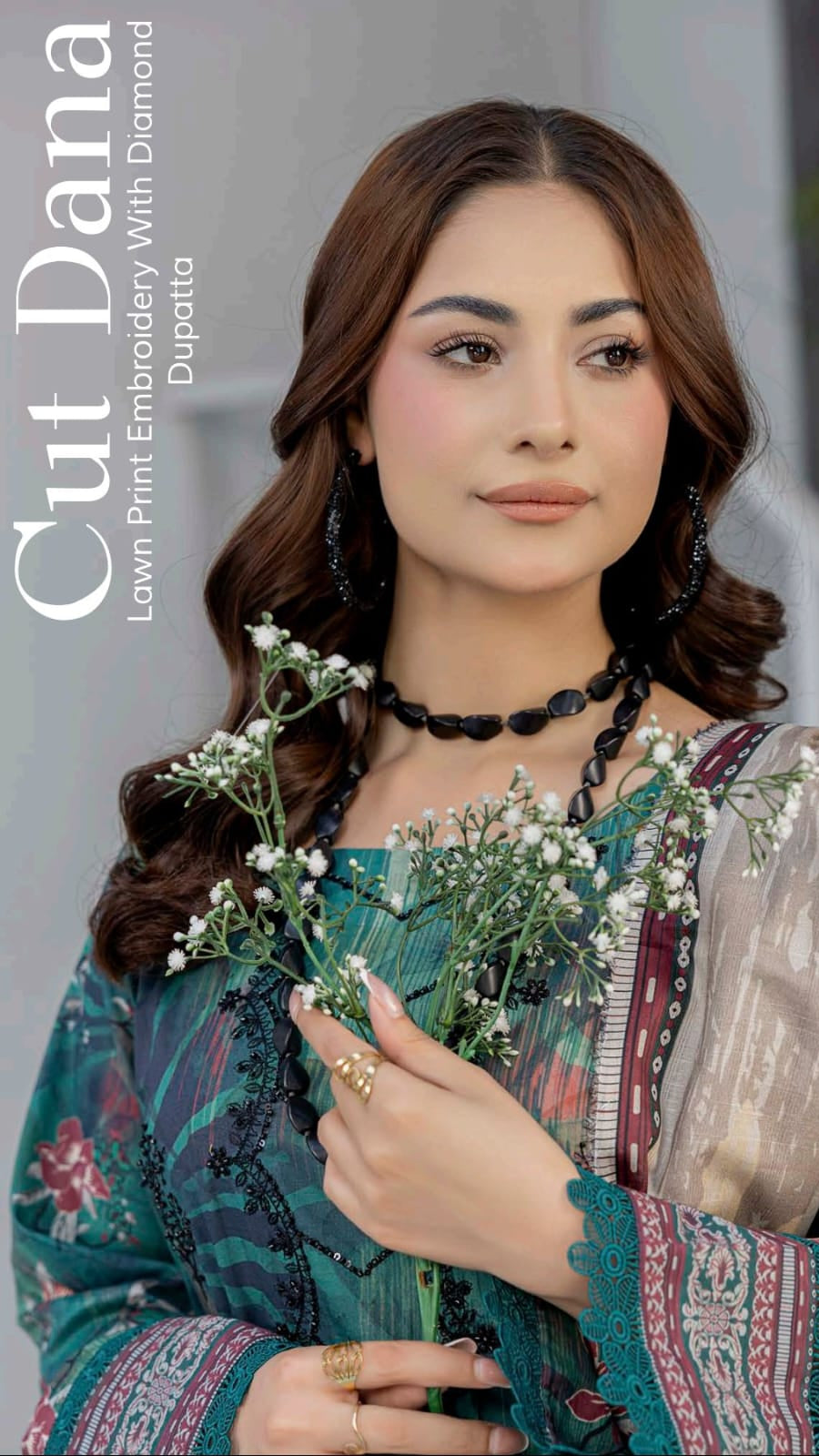 Print Embroidery Lawn 3-Piece unstitched