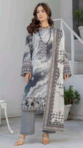 Print Embroidery Lawn 3-Piece unstitched