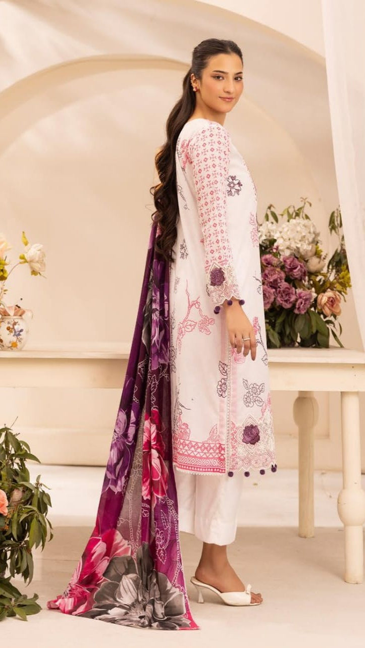 Embroidered Lawn 3-Piece unstitched