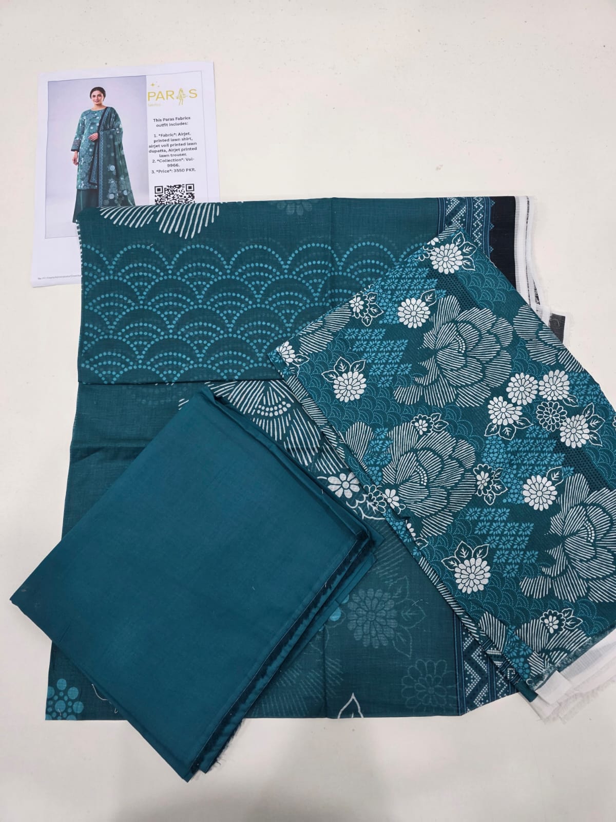 Printed Lawn 3-Piece unstitched
