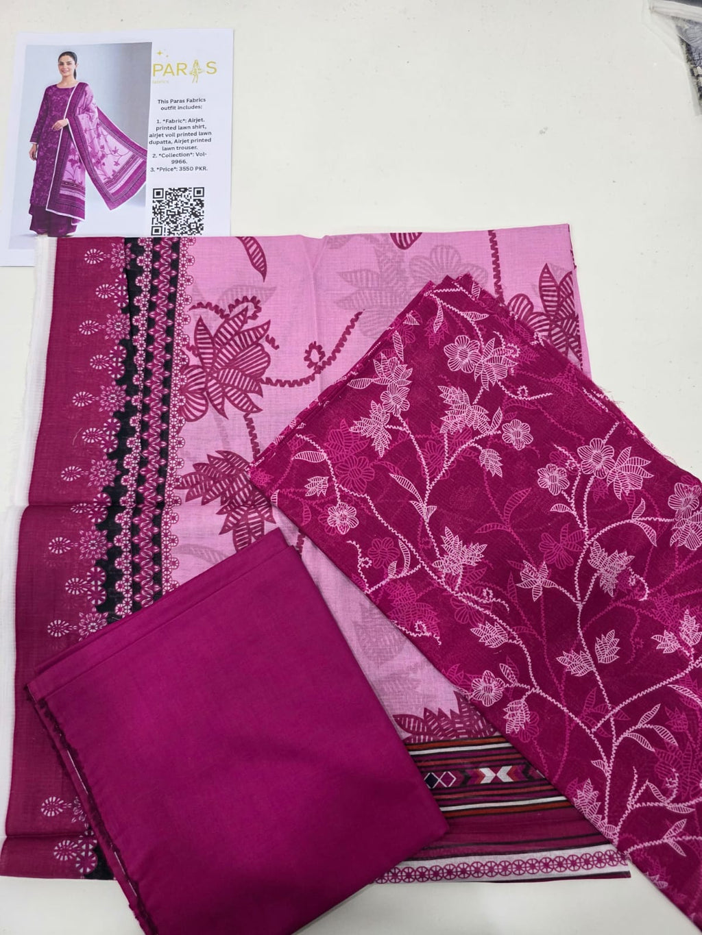 Printed Lawn 3-Piece unstitched