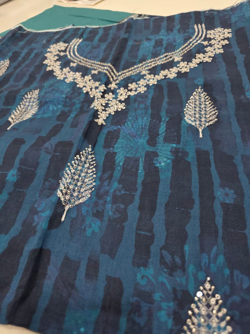 CUT DANA Embroidery (CORAL REEF) Lawn 3-PC