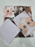 Embroidered lawn 3-Piece unstitched