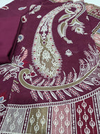 Embroidered lawn 3-Piece unstitched