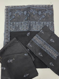 💖 PARAS (BLACK) EMBROIDERED LAWN 3-PC 💖