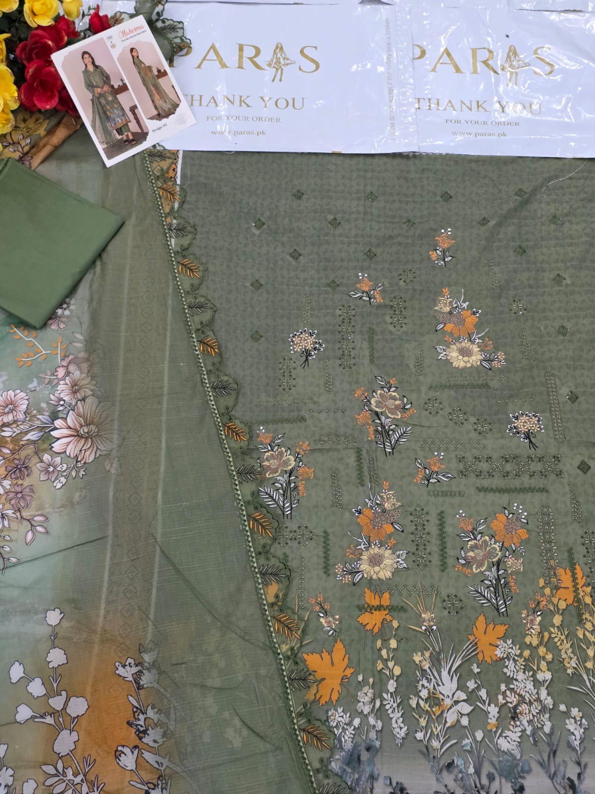 Embroidered Printed Lawn 3-Piece unstitched