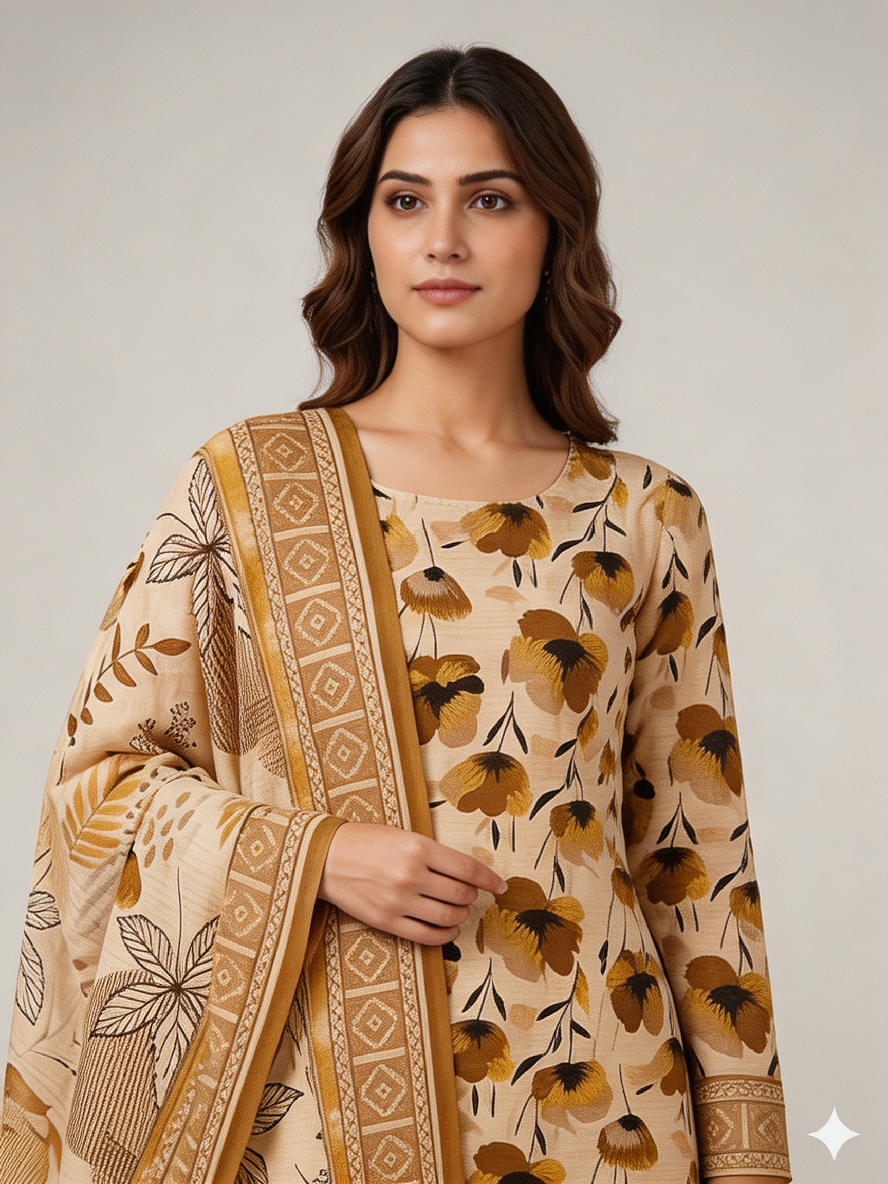 Printed Lawn 3-Piece unstitched