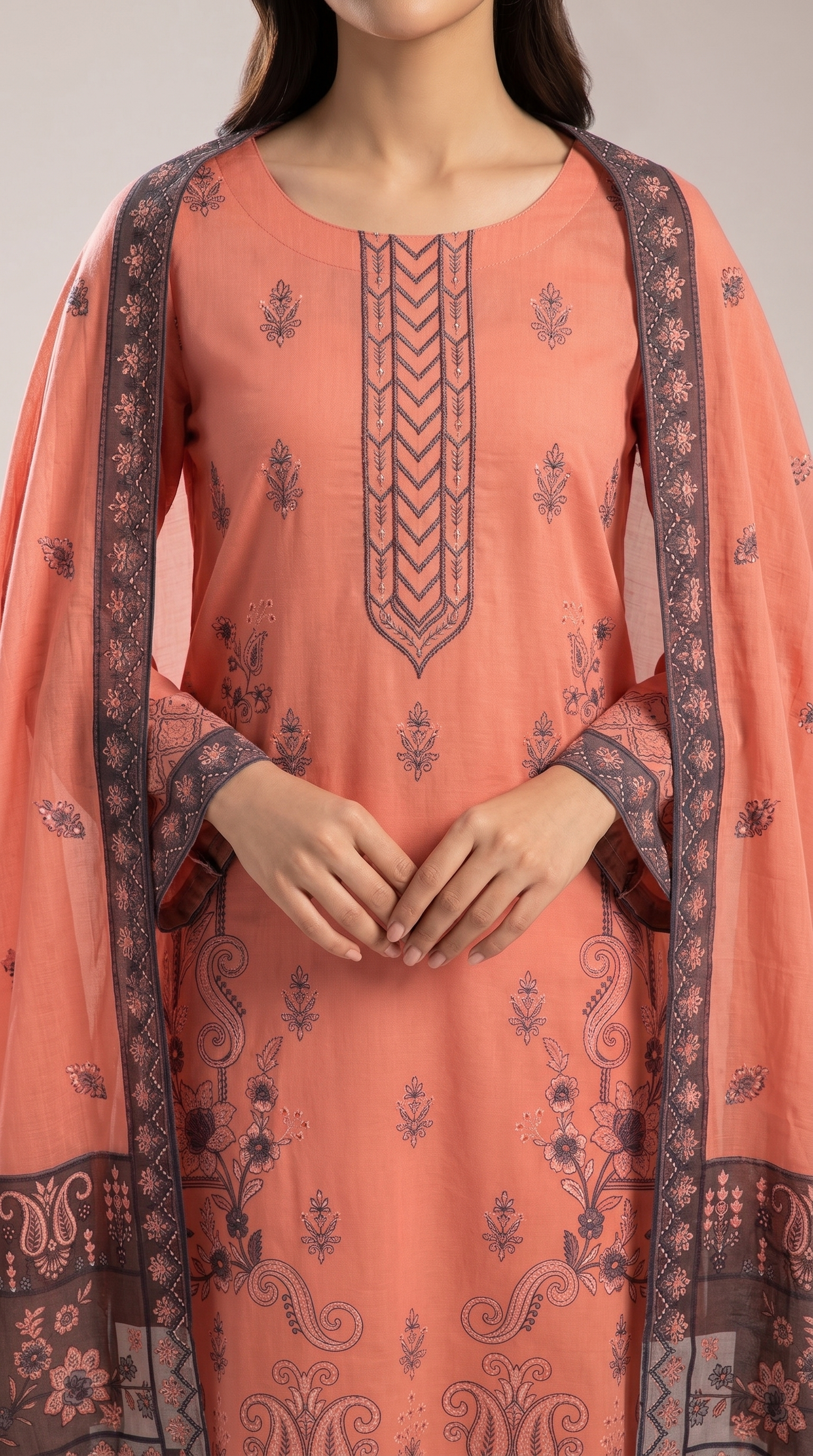 Embroidered Lawn 3-Piece unstitched