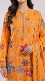 Embroidered Lawn 3-Piece unsititched