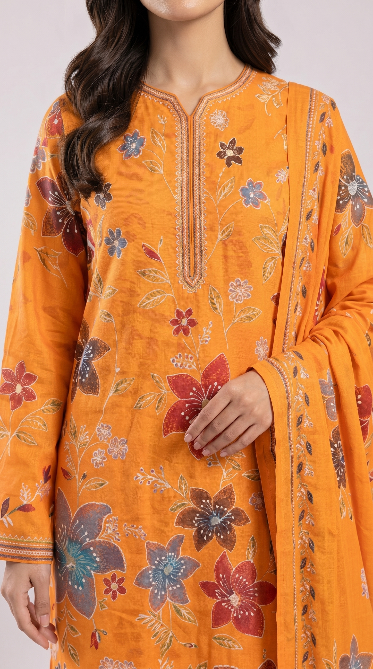 Embroidered Lawn 3-Piece unsititched