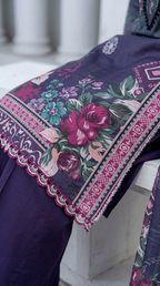 Print Embroidery Lawn 3-Piece unstitched