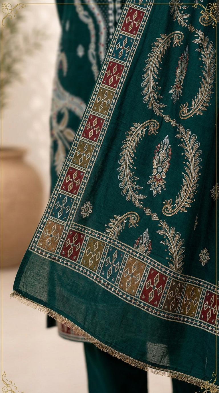 Embroidered Lawn 3-Piece unstitched