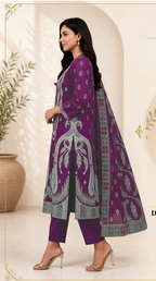 Embroidered Lawn 3-Piece unstitched