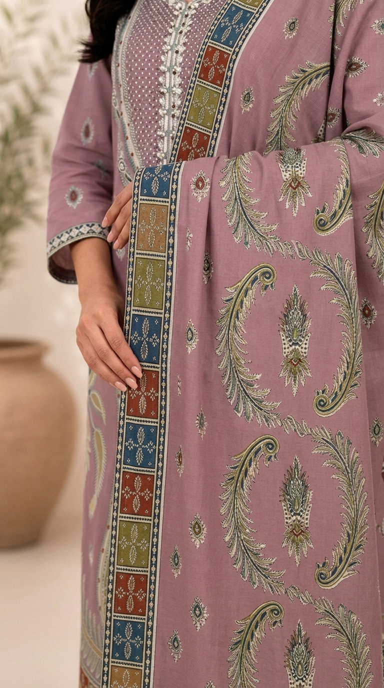 Embroidered Lawn 3-Piece unstitched