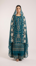 Embroidered Lawn 3-pcs unstitched