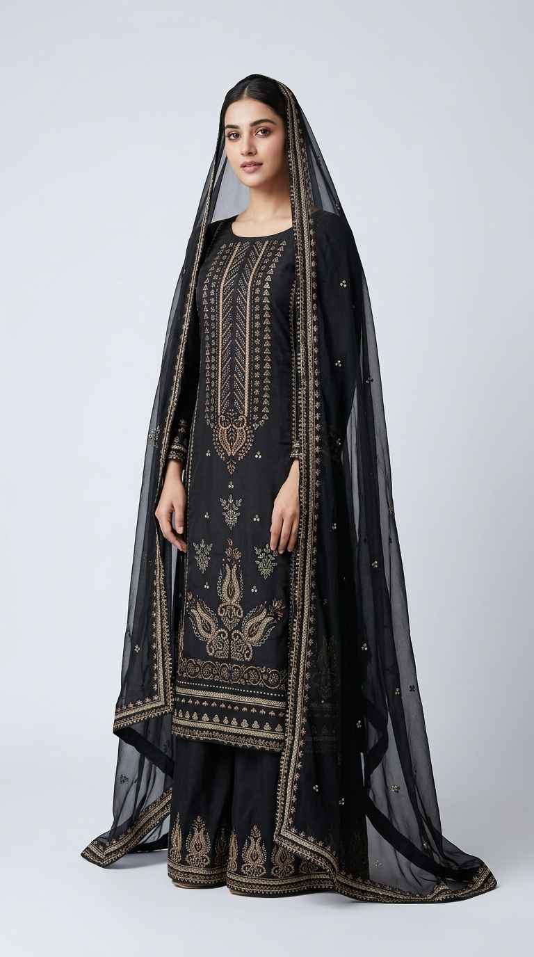 Embroidered Lawn 3-pcs unstitched
