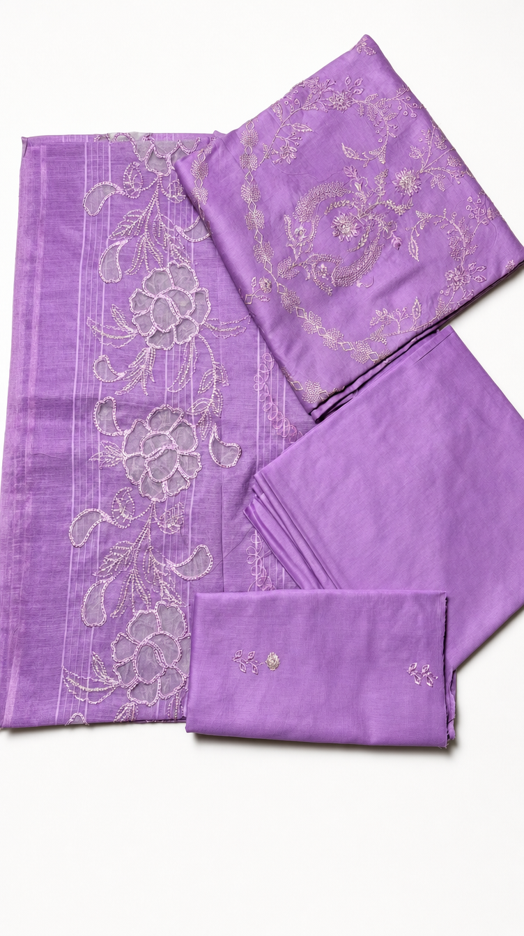 Embroidered Lawn 3-pcs unstitched