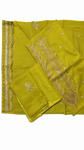 💖 PARAS (LIME) EMBROIDERED LAWN 3-PC 💖