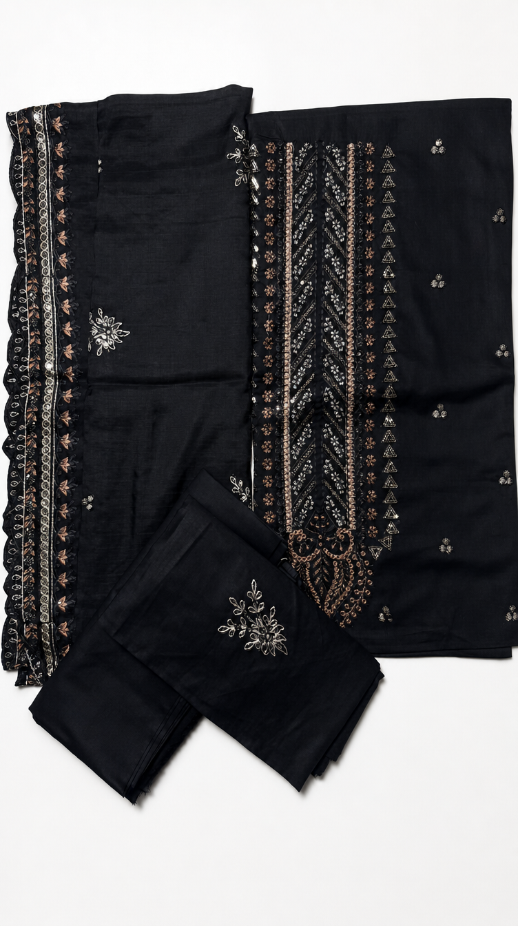 Embroidered Lawn 3-pcs unstitched