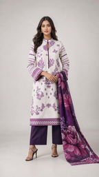 Printed Lawn 3-pcs unstitched
