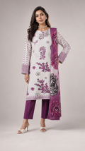 Printed Lawn 3-pcs unstitched