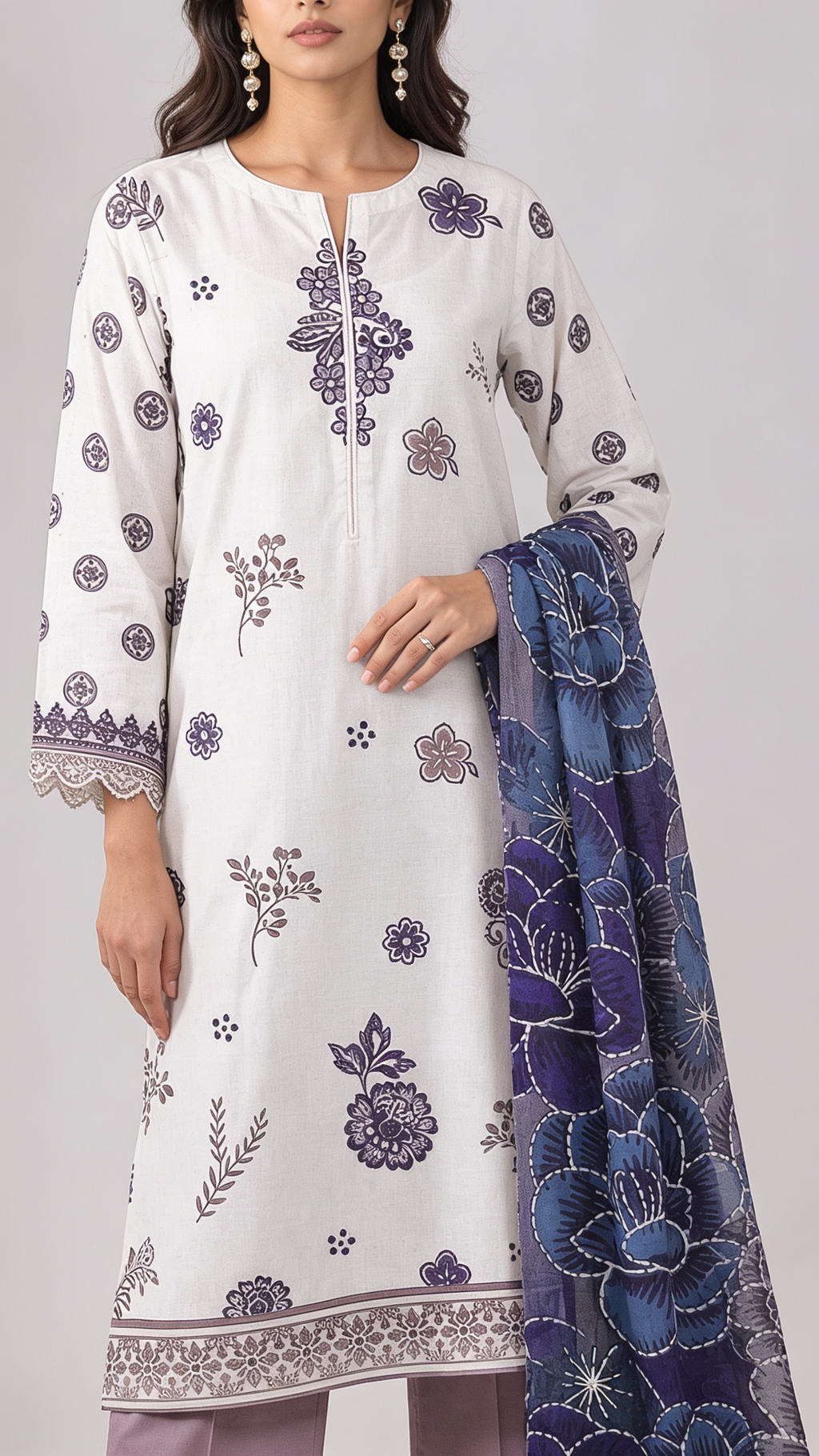 Printed Lawn 3-pcs unstitched