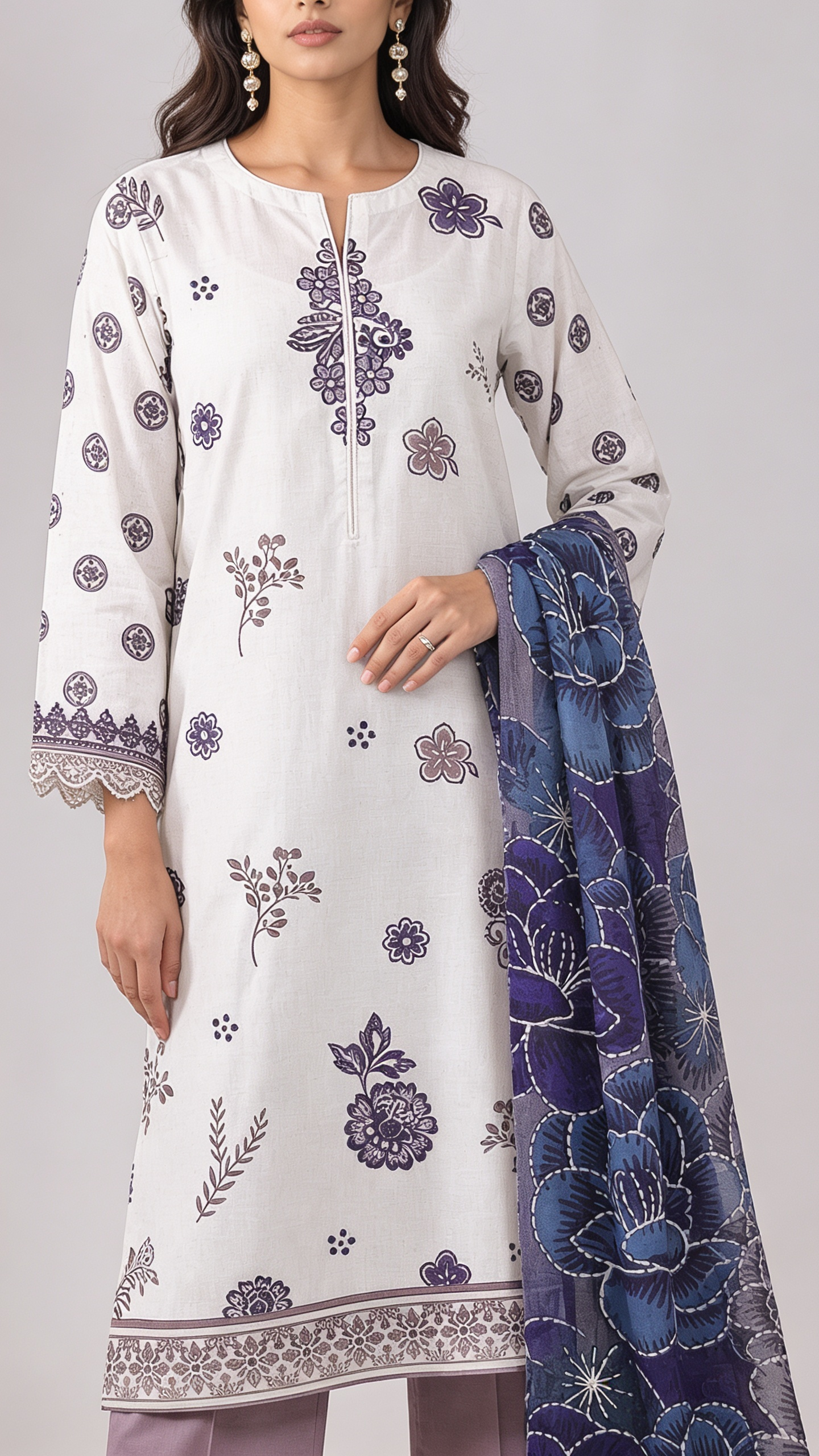 Printed Lawn 3-pcs unstitched