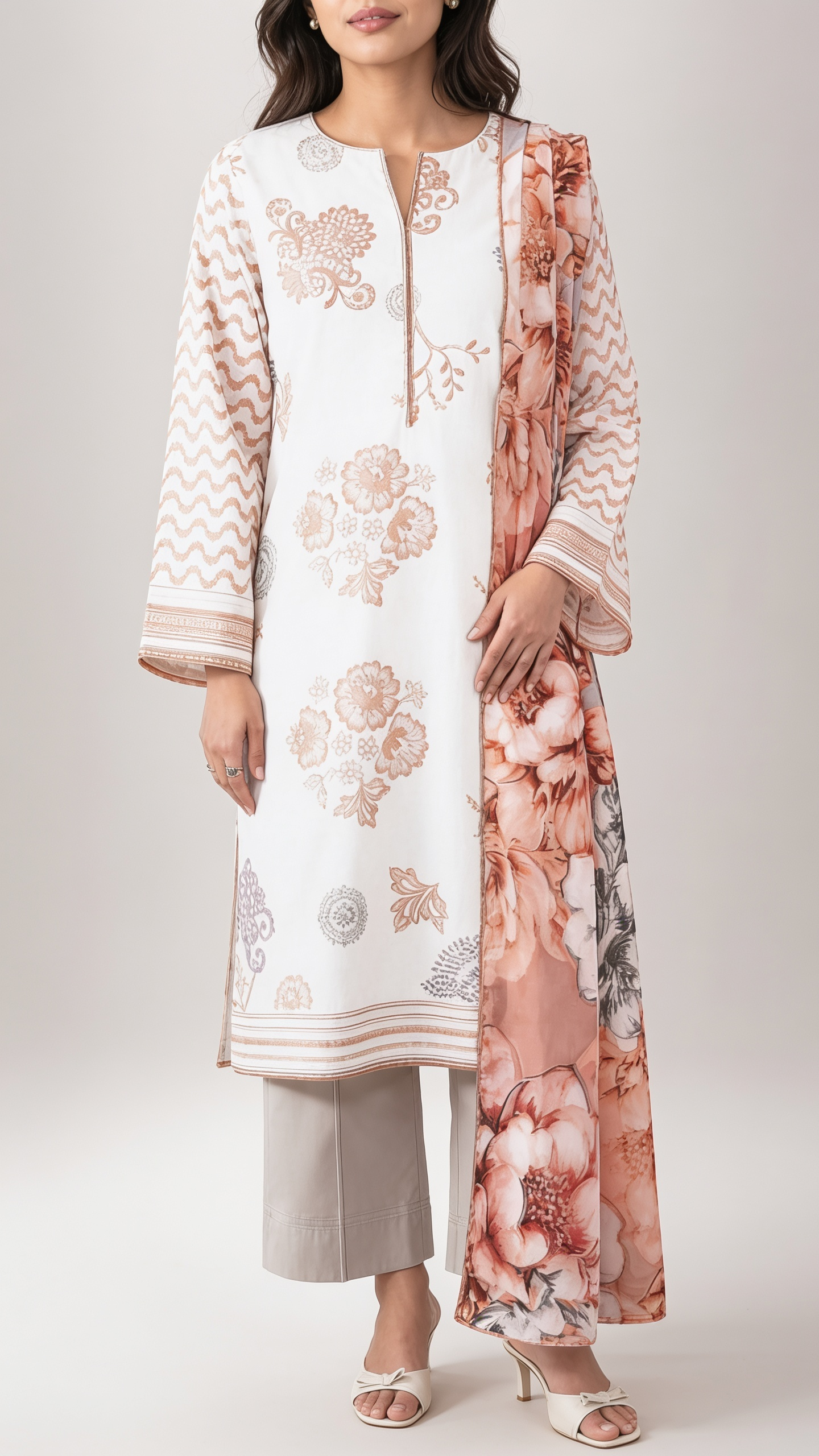 Printed Lawn 3-pcs unstitched