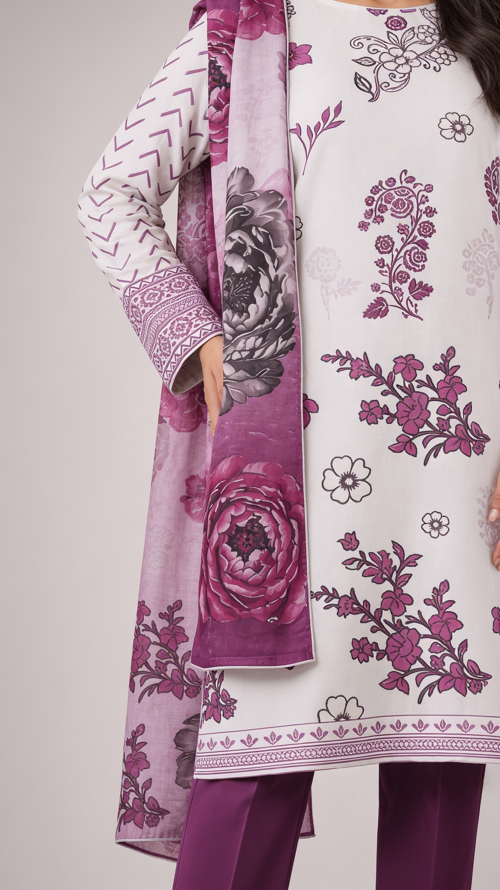 Printed Lawn 3-pcs unstitched
