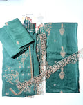 Meezaj Embroidered Lawn 3-Pc (GREEN)